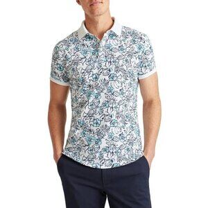 Bonobos Men's Stretch Pique Polo Golssen Floral Slim Fit Hawaiian Size XL NWT